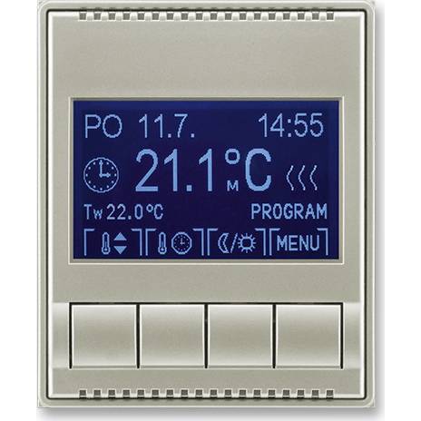 3292E-A10301 32 termostat univerzální Time programovatelný starostříbrná ABB