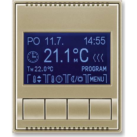 3292E-A10301 33 termostat univerzální Time programovatelný šampaňská ABB