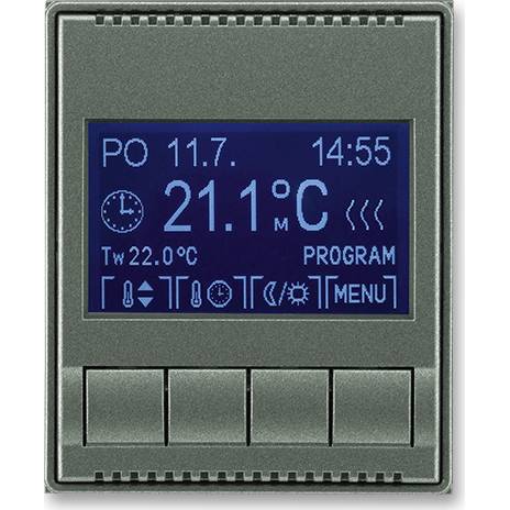 3292E-A10301 34 termostat univerzální Time programovatelný antracitová ABB