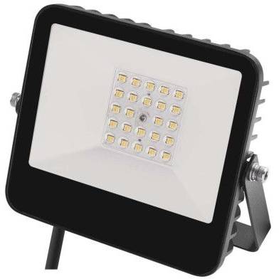 LED reflektor AVENO 20W, černý, neutrální bílá EMOS