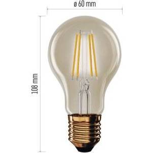 LED žárovka Vintage A60 / E27 / 4,5 W (40 W) / 420 lm / teplá bílá EMOS Lighting