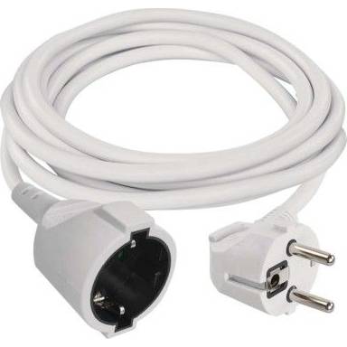 Prodlužovací kabel 1,4 m / 1 zásuvka / bílý / PVC / 1 mm2 EMOS