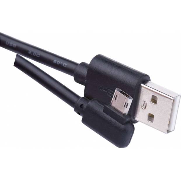 USB kabel 2.0 A/M - micro B/M 1m černý, Quick Charge EMOS