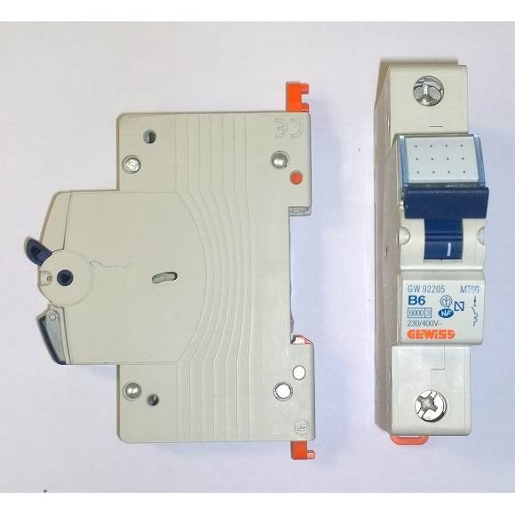 Jistič 6B/1 GW92205  jednopólový GEWISS