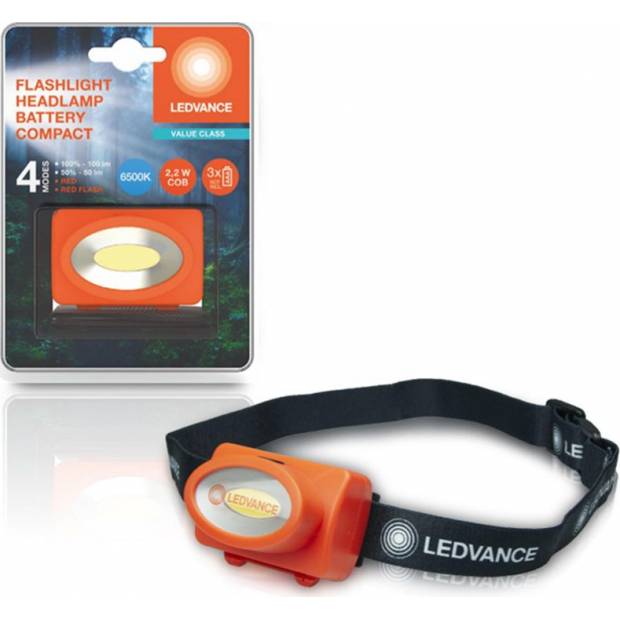 Ledvance 4099854175749 LED čelovka  FLASHLIGHT HEADLAMP BATTERY COMPACT 3xAAA