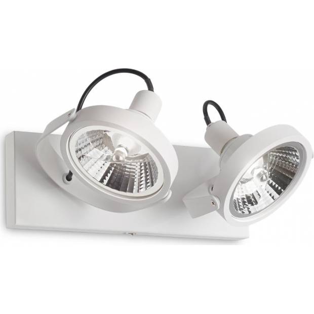 Bodové svítidlo Ideal Lux Glim PL2 bianco 200200 2x50W bílé 31cm Massive