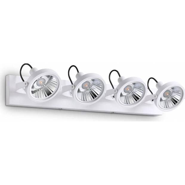 Bodové svítidlo Ideal Lux Glim PL4 bianco 200217 4x50W bílé 65cm Massive