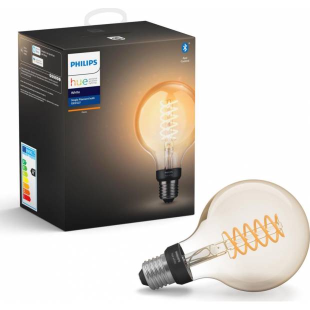 Hue Bluetooth LED White žárovka Filament E27 G93 7W 550lm 2100K Massive