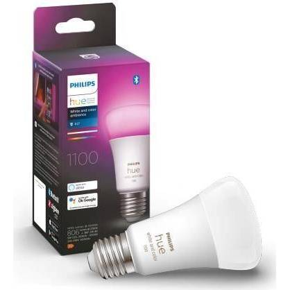 Hue Bluetooth žárovka LED E27 A60 9W 1100lm 2000-6500K, 16 mil. barev Massive