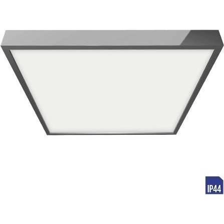 LENYS LED/24W, 4000K,IP44, CHROME/WHITE Massive