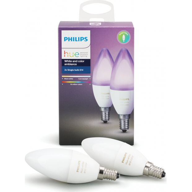 Philips HUE LED žárovka svíčková E14 6W 8718696695241