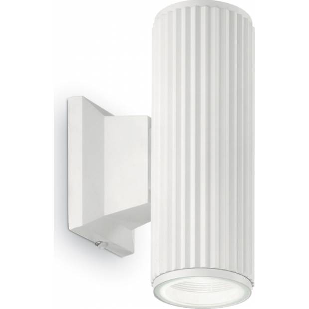 Venkovní nástěnné svítidlo Ideal Lux Base AP2 bianco 129457 bílé IP44 Massive