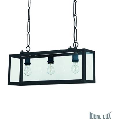 Závěsné svítidlo Ideal Lux Igor SP3 nero 092881 černé 65cm Massive