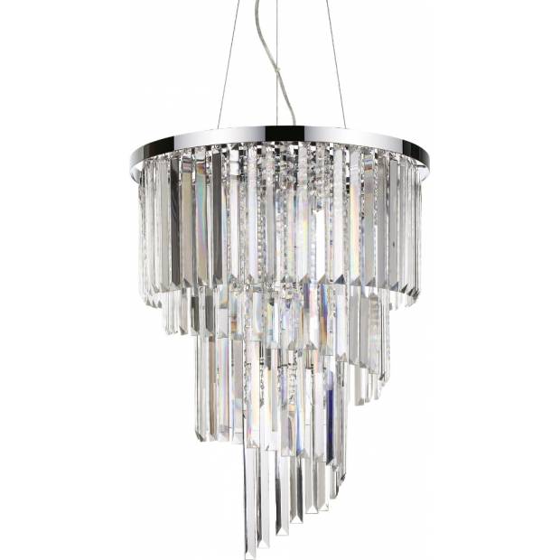 Závěsný lustr Ideal Lux Carlton SP12 166247 50cm Massive