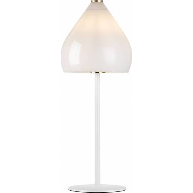 NORDLUX 46125001 Sence - Moderní skleněná stolní lampa 56,5cm, opálově bílá Nordlux