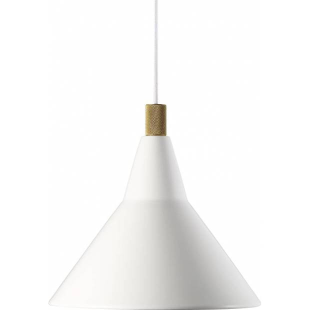 NORDLUX 46283001 Brassy - Designové závěsné svítidlo Ø30,4cm, bílá Nordlux