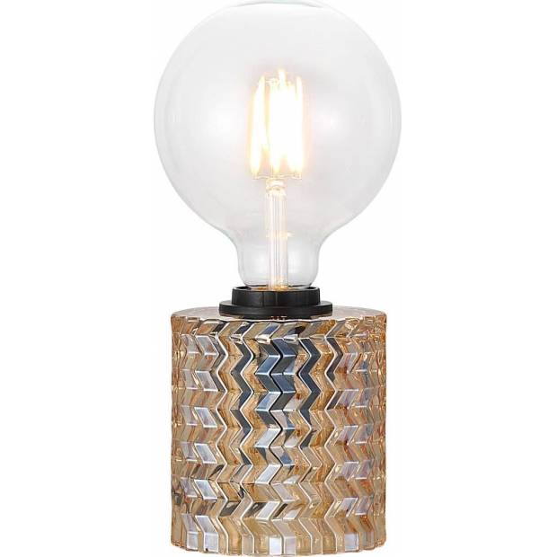 NORDLUX 46645027 Hollywood - Křišťálová stolní lampa Ø10,8 cm, jantarová Nordlux