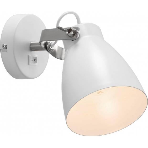 NORDLUX 47051001 Largo - Nástěnná čtecí lampa Ø12cm, bílá Nordlux