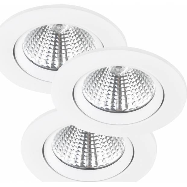 NORDLUX 47580101 Fremont 3-Kit 2700K - Sada 3 zápustných LED svítidel 2700K, bílá Nordlux