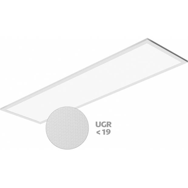 LED PANEL THIN UGR vestavný obdélníkový 1200x300 50W - neutrální (Ra80)