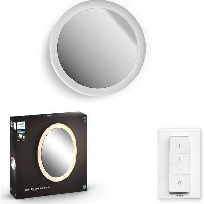 Hue Adore NÁSTĚNNÉ ZRCADLO LED 40W 2400lm 2200-6500K IP44, bílá BT Philips