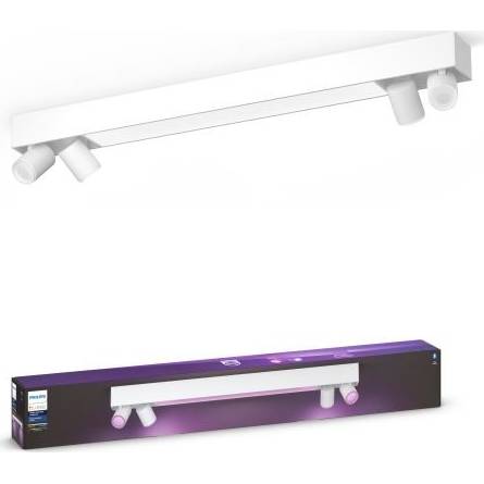 HUE Centris BT SVÍTIDLO PŘISAZENÉ RGB LED 40W + 4x 5,7W GU10, 4000lm, 2000-6500K, bílé Philips