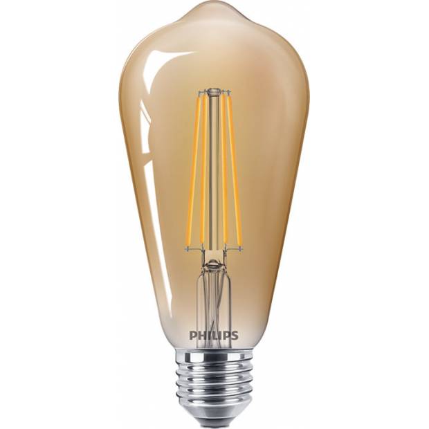 LED E27 FILAMENT Classic LEDBulb D 8-50W ST64 E27 822 GOLD nestmívatelná