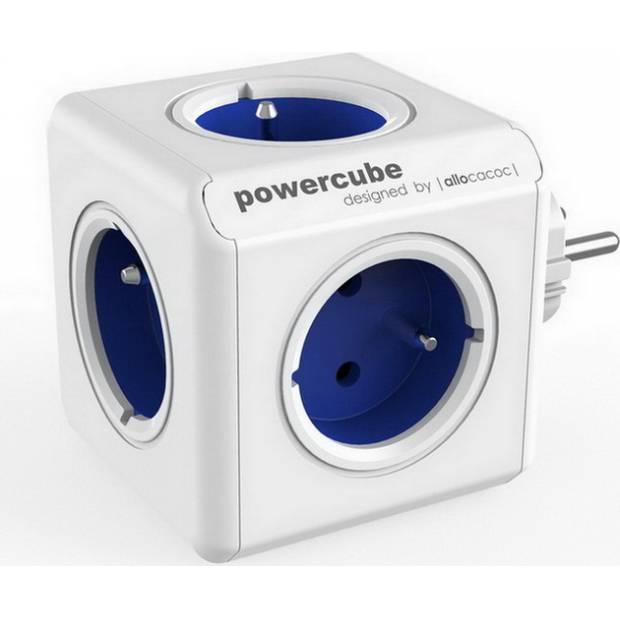 Napájecí kostka PowerCube zapojení přímo zásuvkou 230V /BLUE/