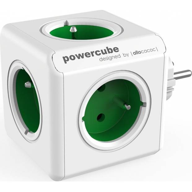 Napájecí kostka PowerCube zapojení přímo zásuvkou 230V GREEN