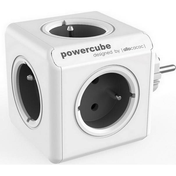 Napájecí kostka PowerCube zapojení přímo zásuvkou 230V /GREY/