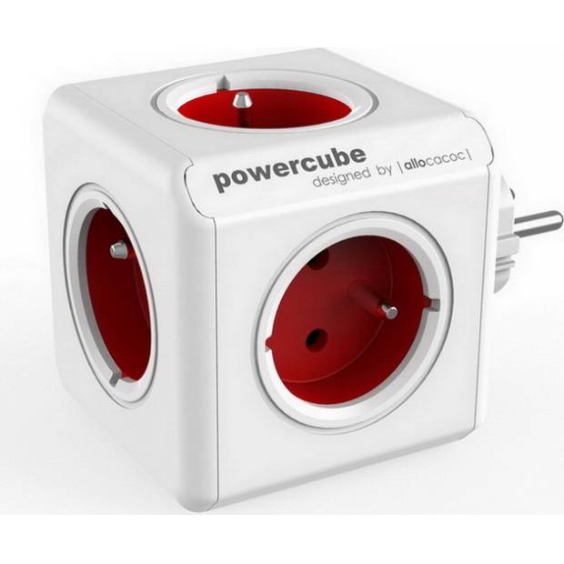 Napájecí kostka PowerCube zapojení přímo zásuvkou 230V /RED/