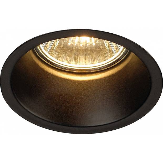 112910 HORN Downlight GU10 černá svítidlo zapustné stropní kruhové