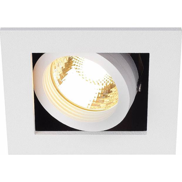 115511 KADUX 1 Downlight GU10 matná bílá svítidlo zapustné stropní hranaté